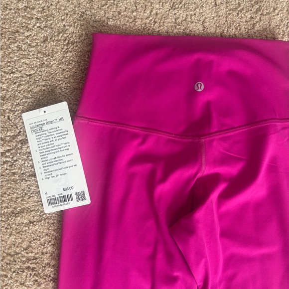 Lululemon Align 28” Ripened Raspberry NWT - Picture 5 of 6